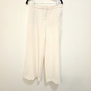 Zara Linen Blend Pants Ivory Size 2